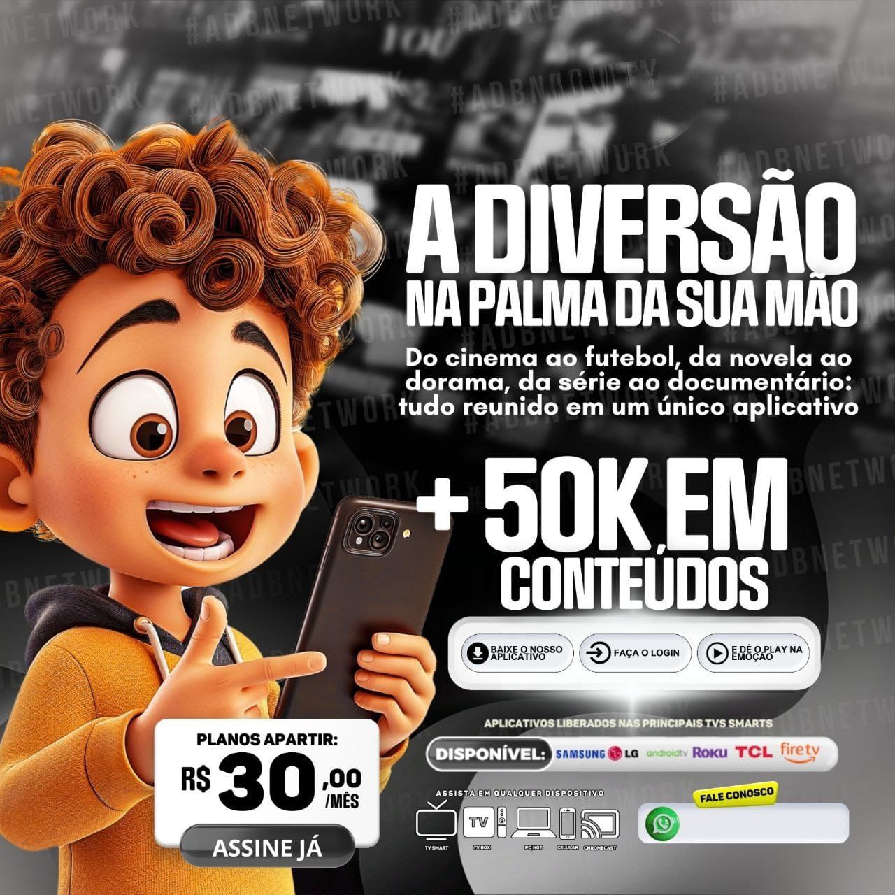 Plano a partir de R$ 30